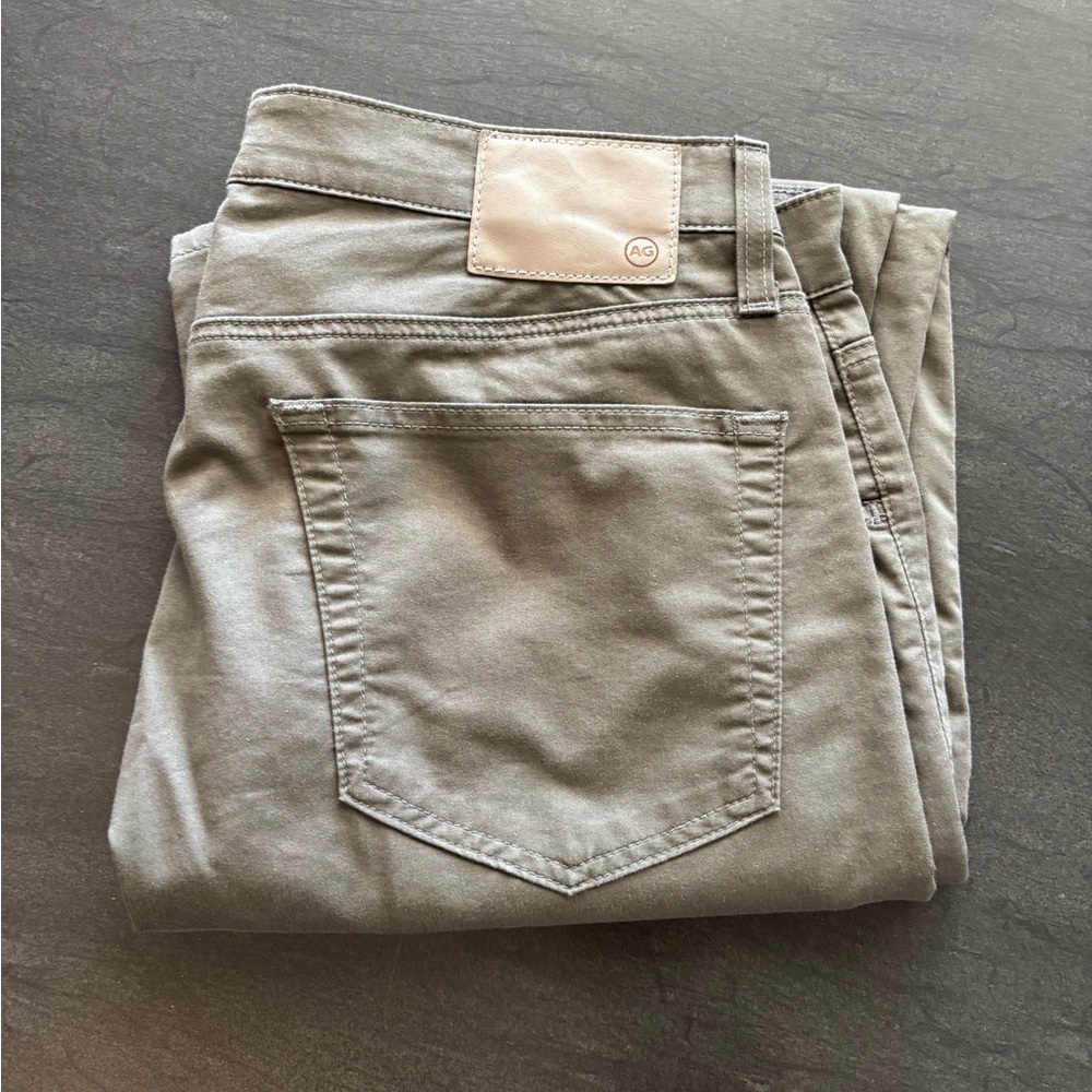 AG Adriano Goldschmied Gray Green Men's Pants